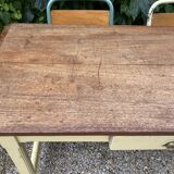 Farm table with drawer