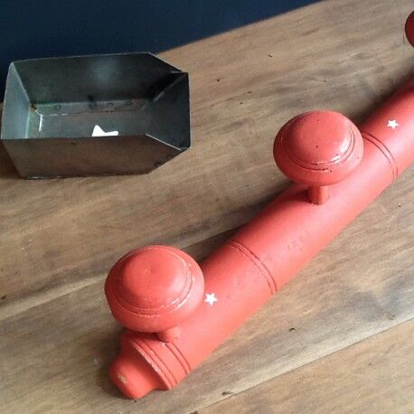 Old wall coat rack