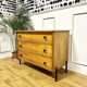 Vintage chest of drawers feet black metal