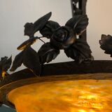 Chandelier glass paste