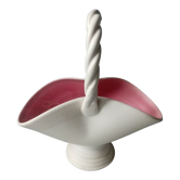 Enamelled tile basket of the 60s