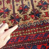 Old carpet Afghan-Baloch 150x92 cm