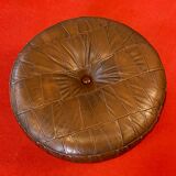 Leather storage pouf from Sede