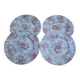 Vintage flower plates