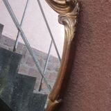 Louis XV-style golden mirror