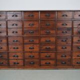 Antique French Pine Apothecary Cabinet, Early 20th Century