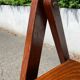 6 wooden folding chairs Stol Kamnik Yugoslavia design Zascitni Zhak