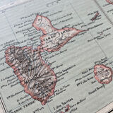1907 - Map of the French Empire / French Colonies
