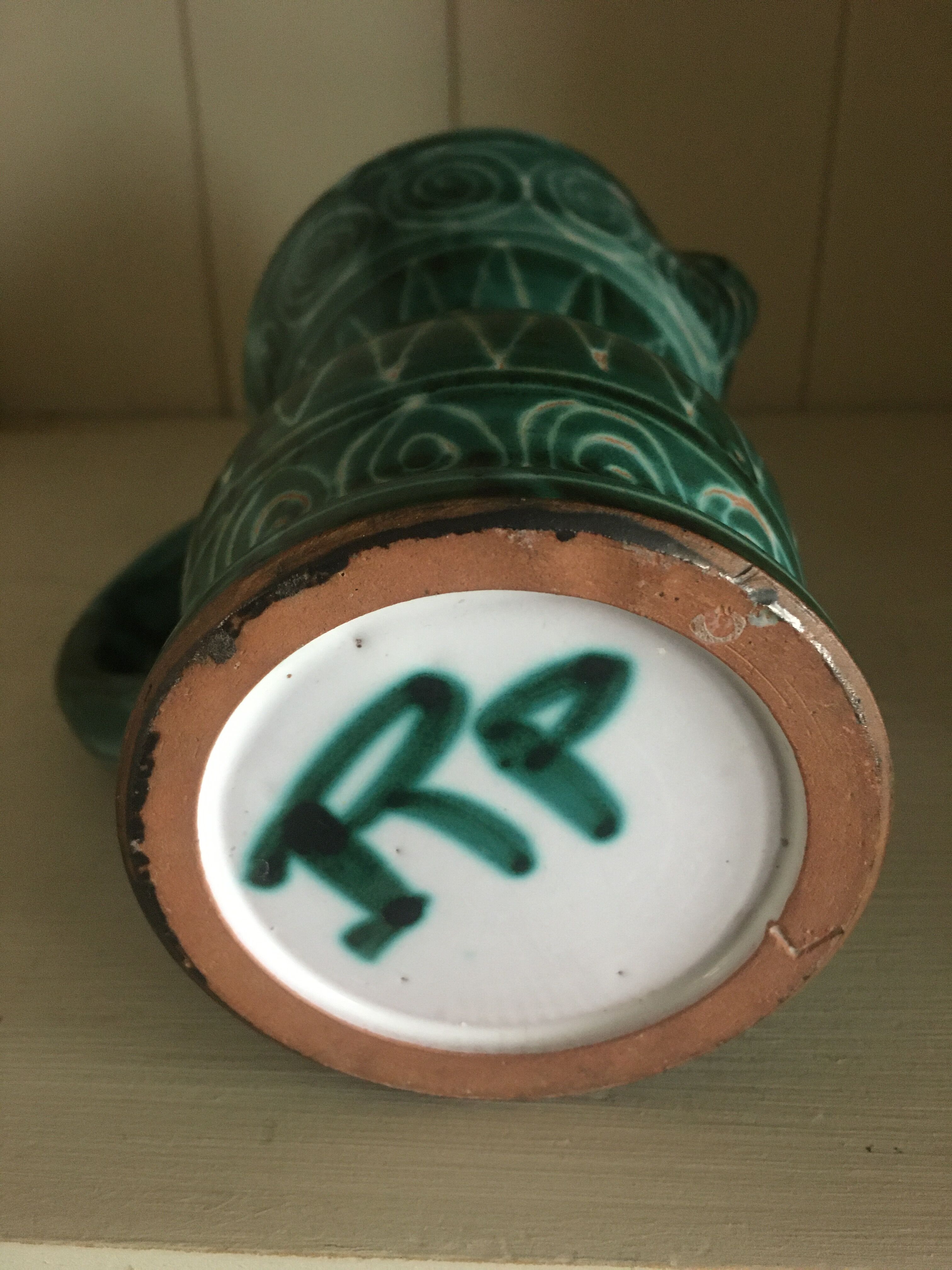 Robert Picault ceramic pitcher