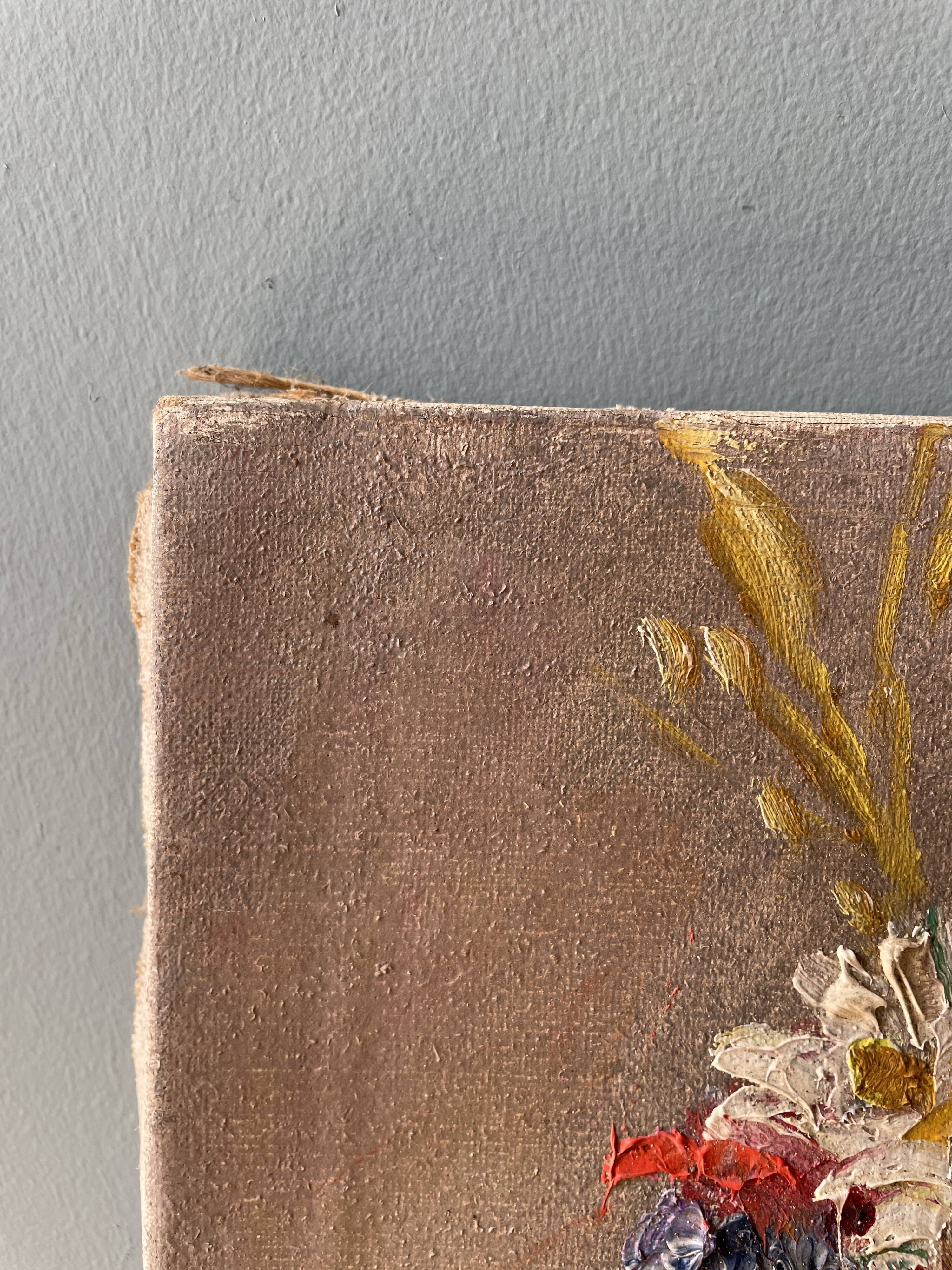 Old portrait painting