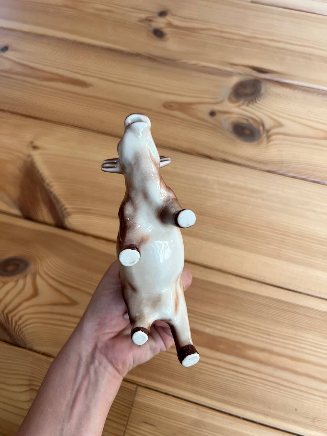 Vintage milk jug or porcelain cow creamer