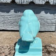 Art deco ceramic bird by st clement signed h. guingot 1930