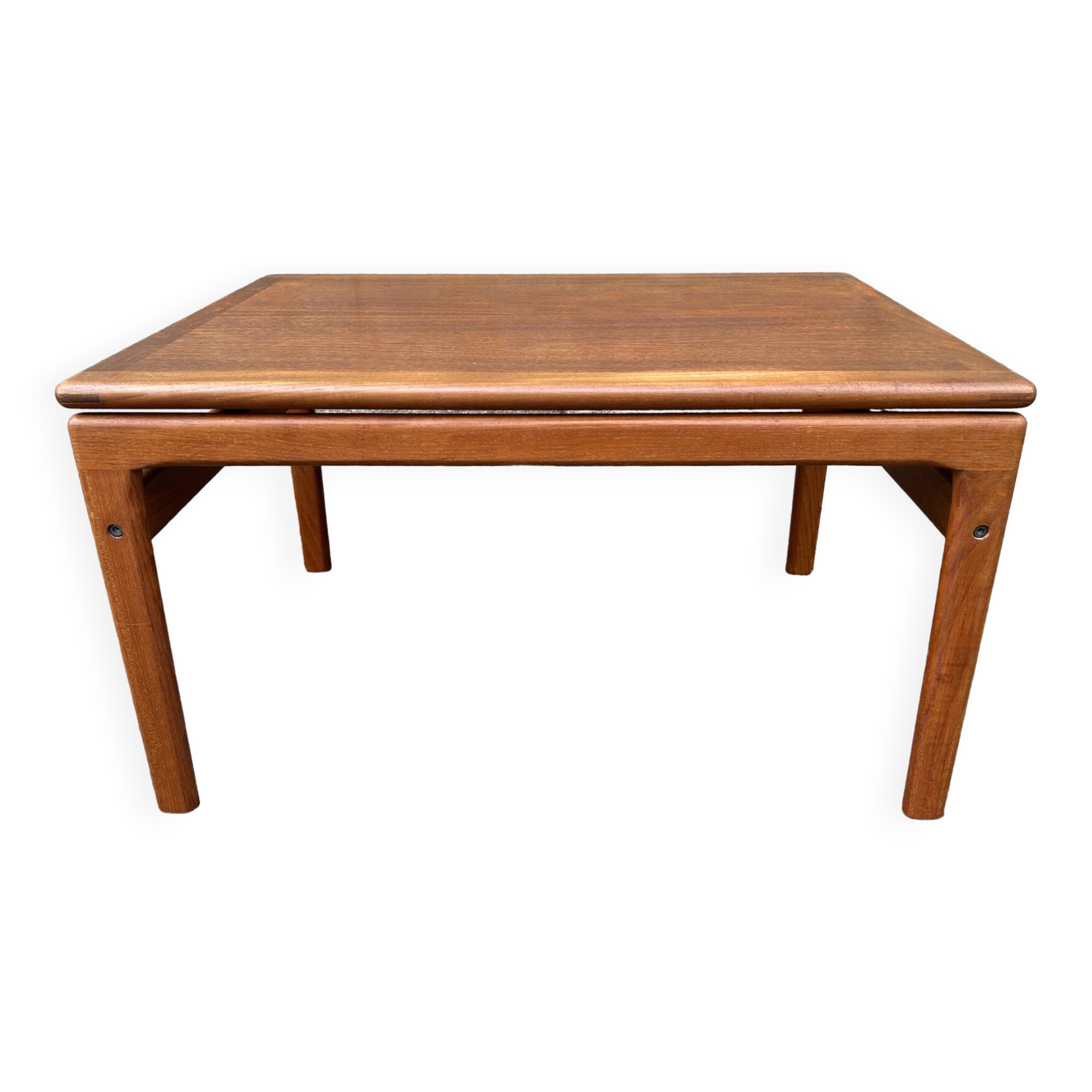 Danish teak coffee table Trioh Mobler attributed to Niels Bach, vintage, 1960s