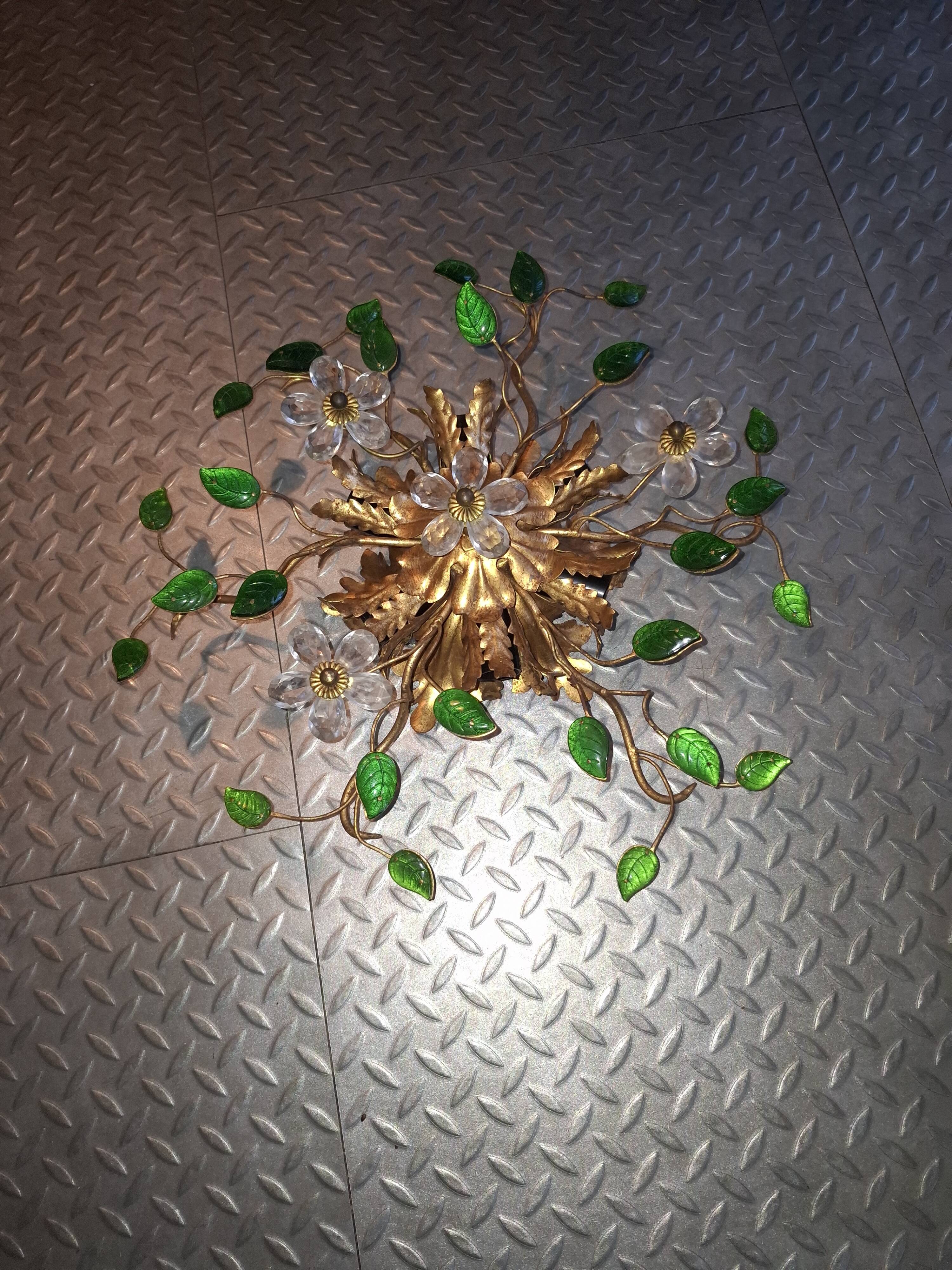Murano ceiling light by Banci Firenze