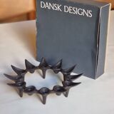 Quistgaard cast iron candle holder for Dansk design