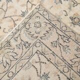6x10 Vintage Faded Brown & Beige Classic Vintage Rug