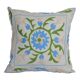 Vintage embroidered cushion cover 41x41 cm