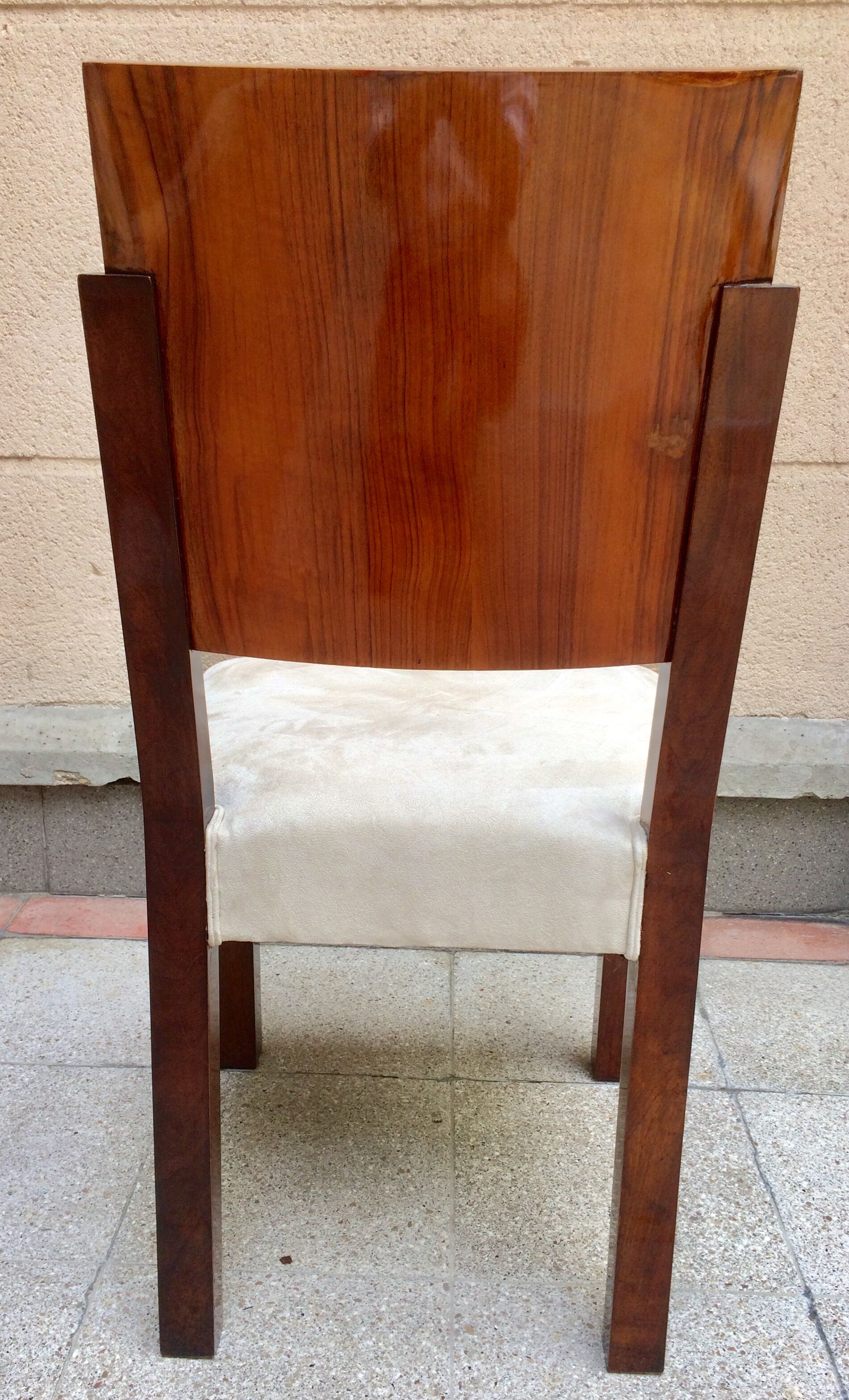 Suite de six chaises Art Deco par Michel Dufet