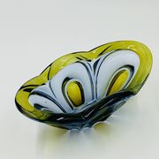 Coupe design en verre de Bohême Chribska