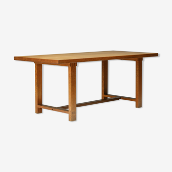 Table à manger Pierre Chapo, design du milieu du siècle - années 1960