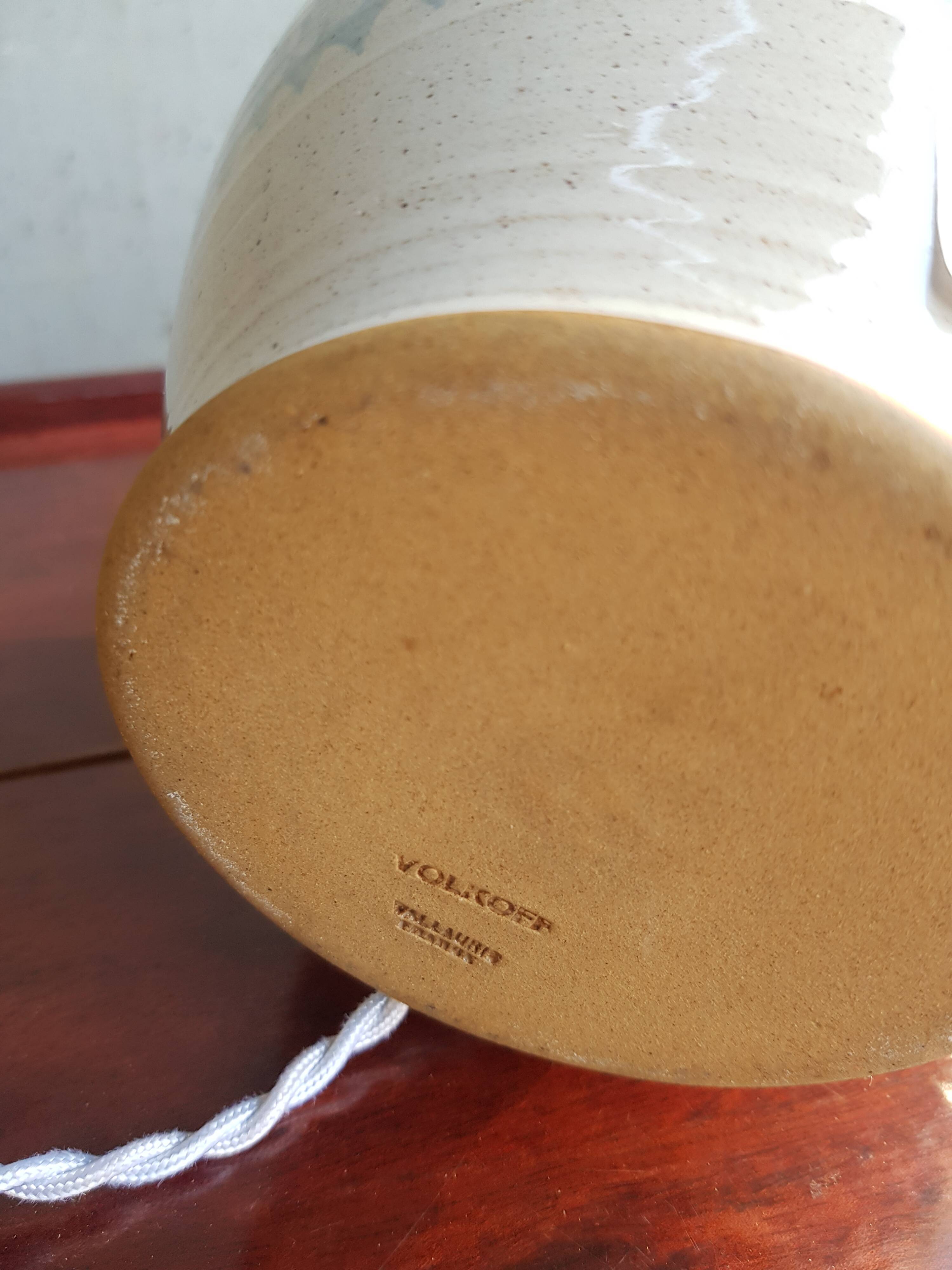 Volkoff's Vallauris ceramic vintage lamp