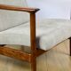 GFM-142 armchair, designed by Edmund Homa from the 70s, beige