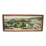Old Colorized Panoramic Photo: Palm Gardens – Nice