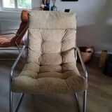 Tubular armchairs from the 70s