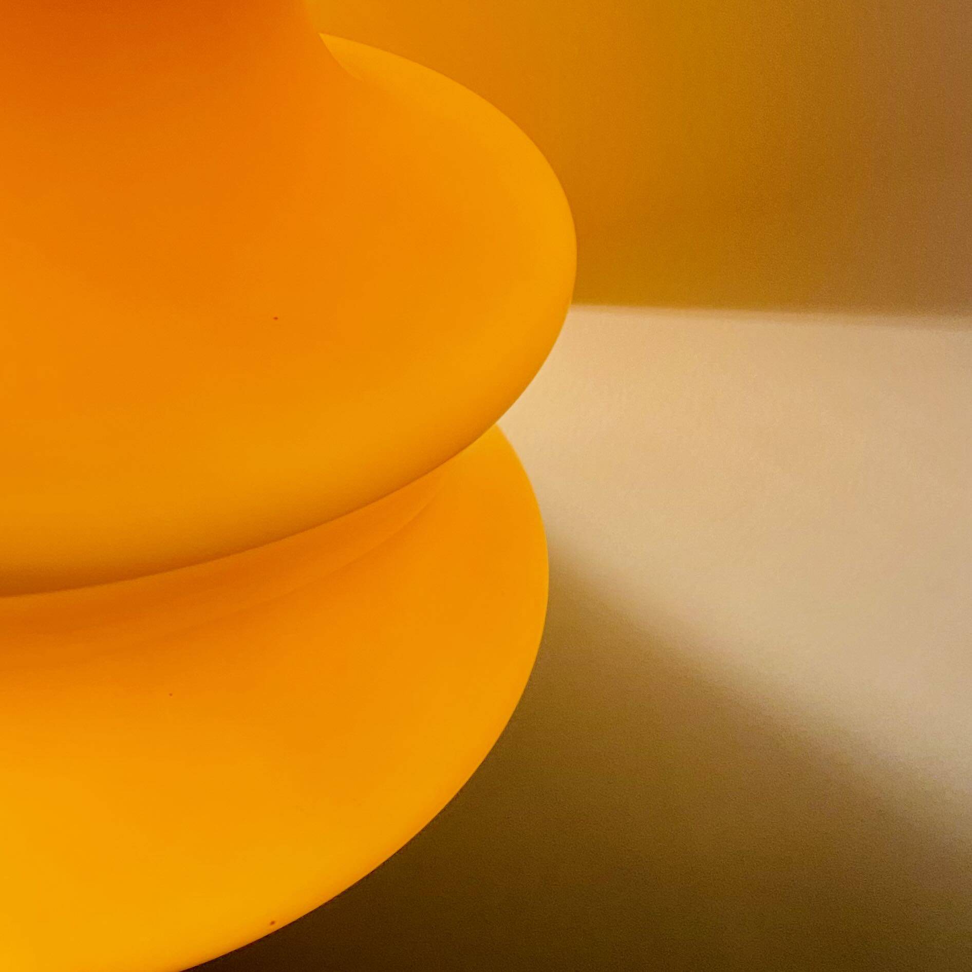 Vintage Orange 70's Pendant Lamp