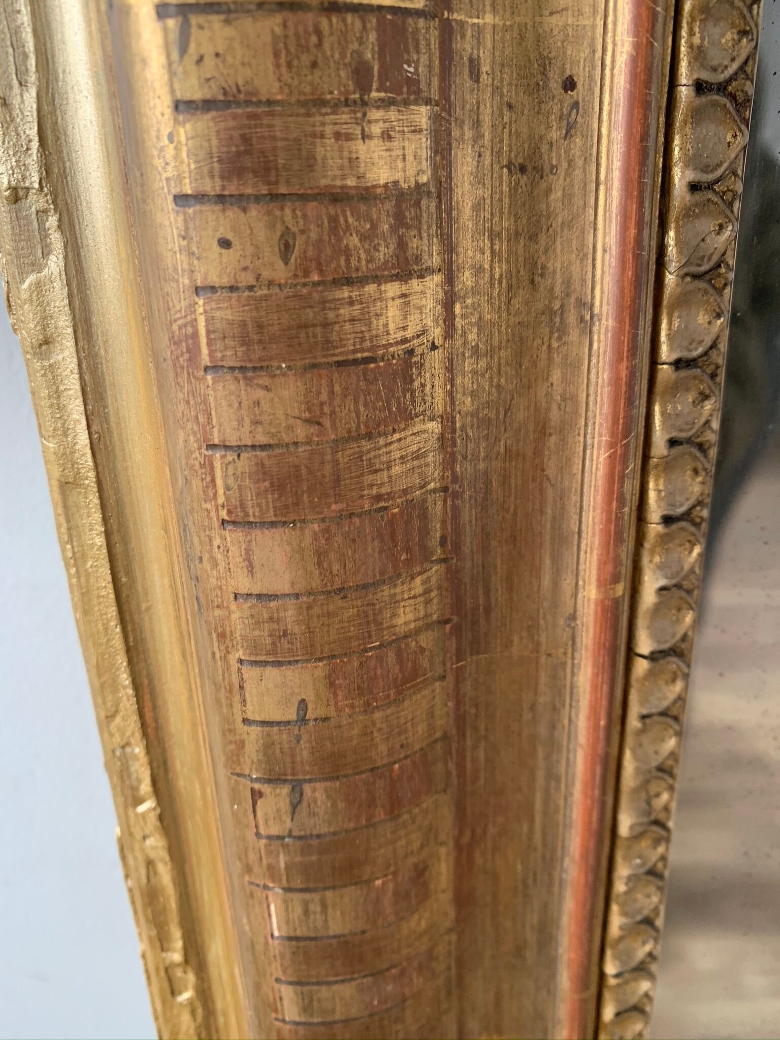 Mirror Louis Philippe old gilded 143x96cm