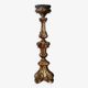 Antique gilded wooden candlestick Louis XIV - XVIII century
