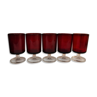 Ruby glasses luminarc
