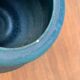 Danish studio pottery vase from the mid-century, 1960s.