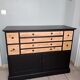 Buffet commode chiffonnier bois bahut meuble rangement tiroir bar bois industriel scandinave vintage