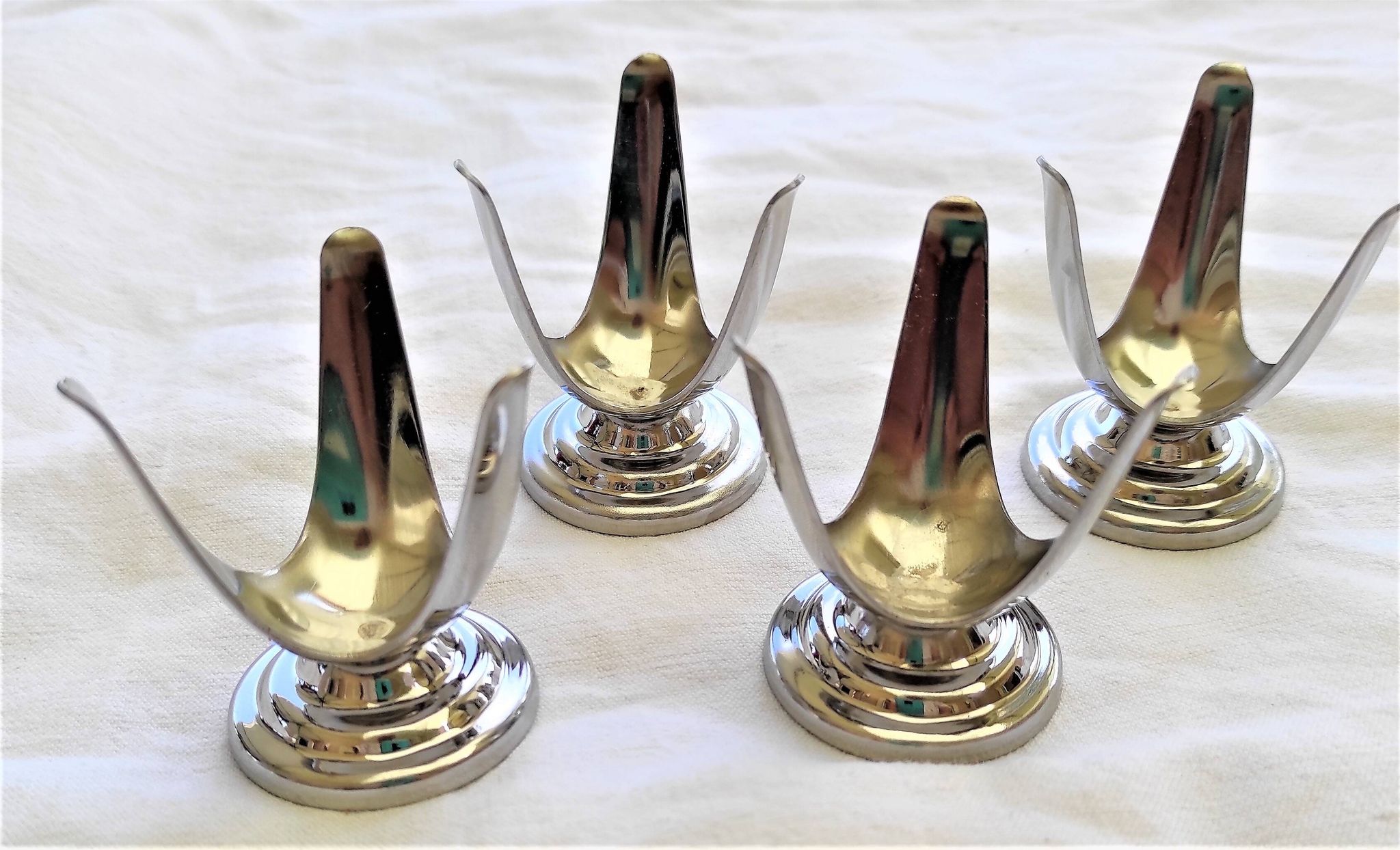 Stainless steel shell 18/10 : " letang and remy " vintage 1 set of 4