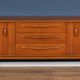 Teak 1960s sideboard with sleigh legs
