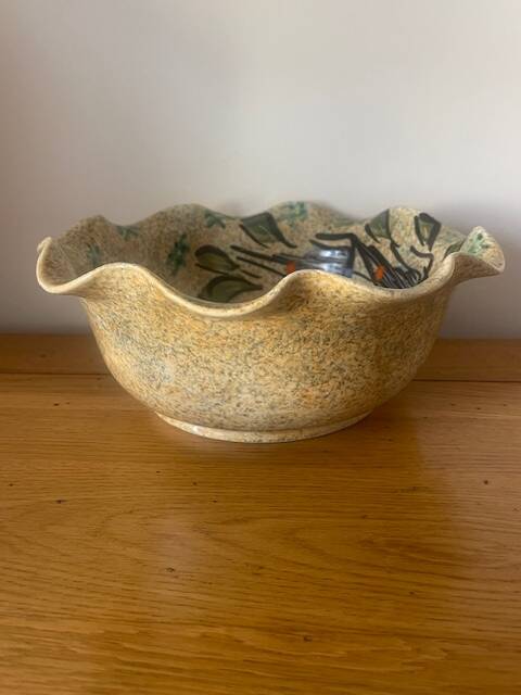 Fruit salad service by Vallauris