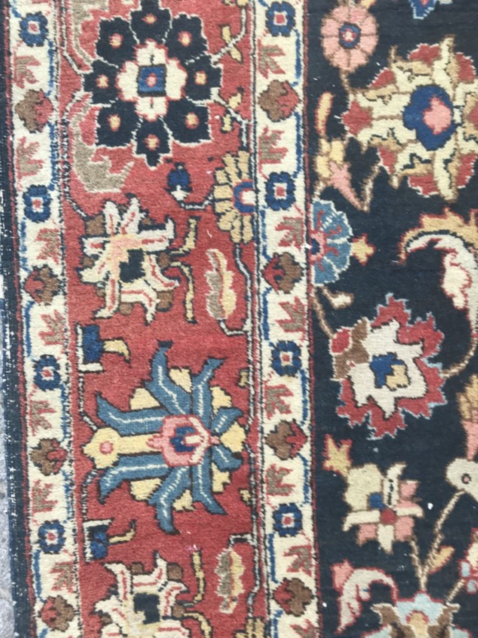 Carpet old Persian Tabriz done hand 200 X 300 cm