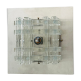 Murano glass wall lamp by albano poli for poliarte, italy 70s