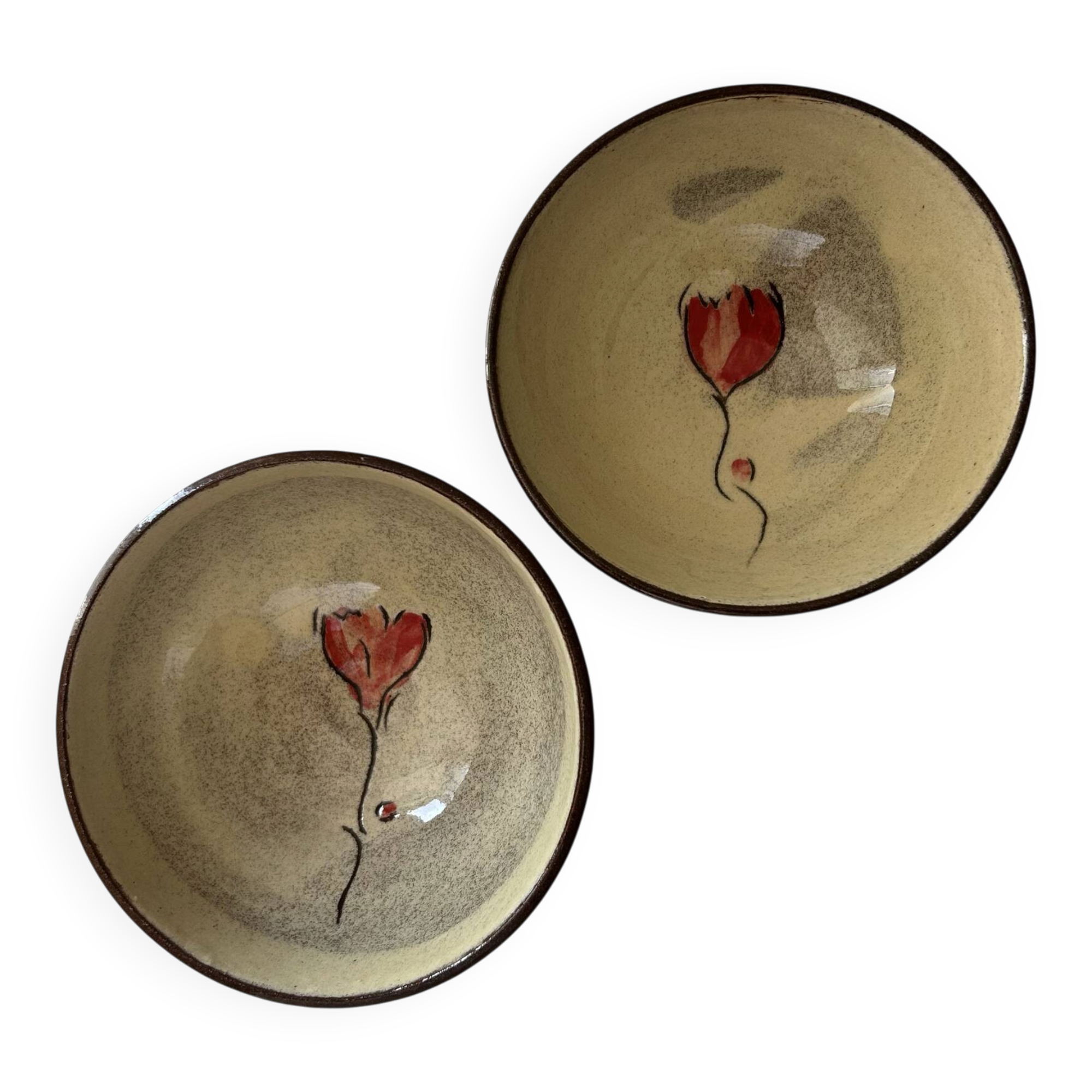 Pair of signed Japanese bowls