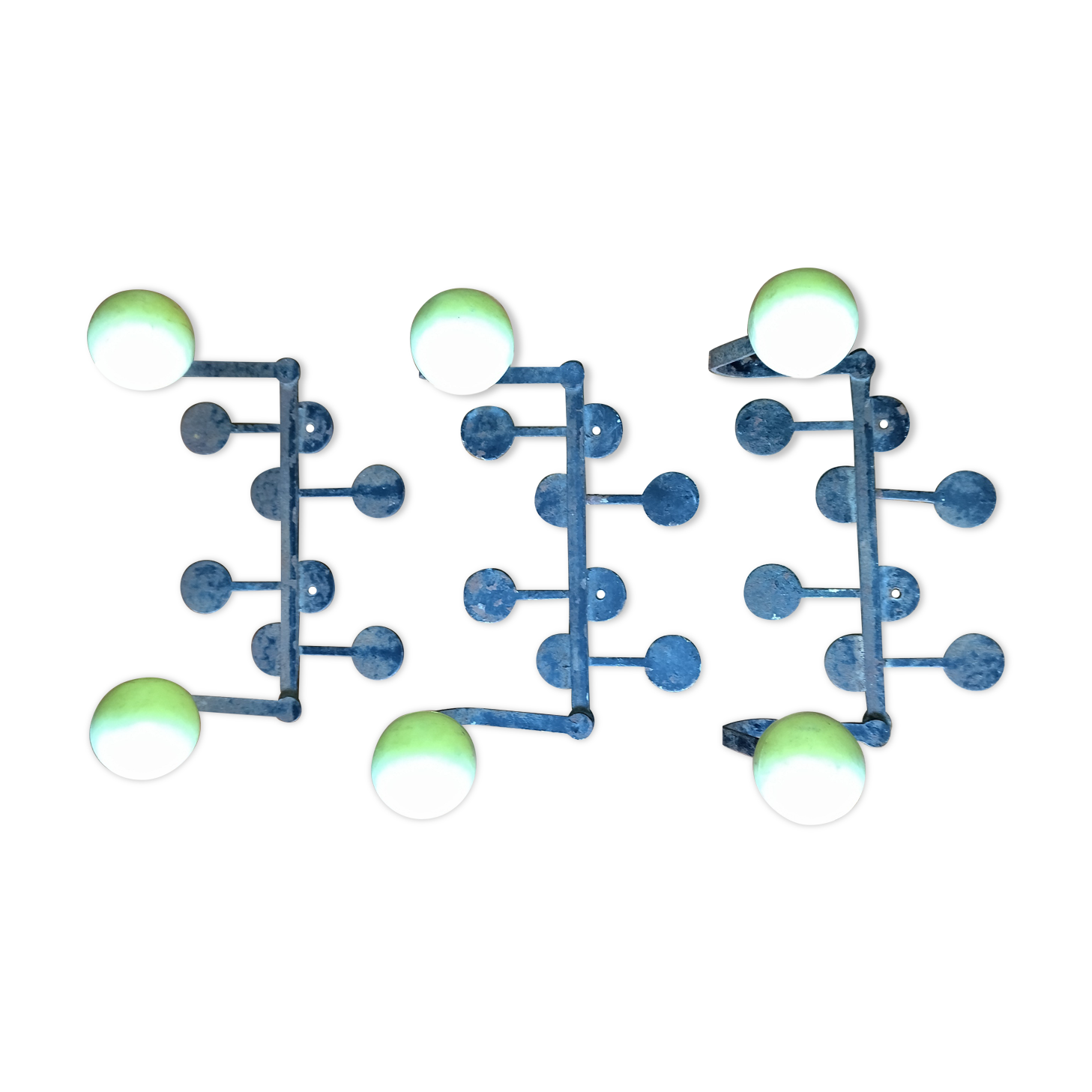 3 double coat racks 50 years vintage