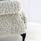 Armchair chair hairy Doodle retro fully restored - new upholstery