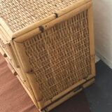 Rattan beside table