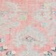 5x8 Turkish Vintage Oushak Rug, Coral Pink Area Rug For Bedroom, 147x241 Cm