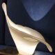 Vintage tulip white lampshade in blown glass Murano