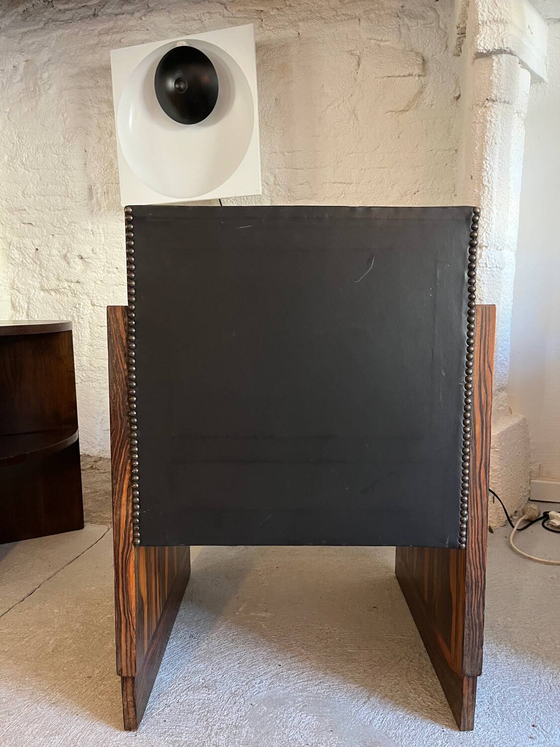 Ensemble Guéridon et Fauteuil Art Déco En palissandre