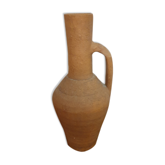 amphora-style sandstone vase with handle