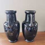 Pair of art deco vases signed Hem Michel Herman
