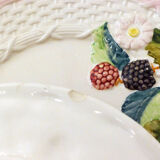 Set of 6 plates blackberries slurry