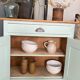 Almond green Parisian sideboard